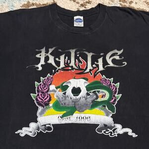 Vintage 2004 Kittie Skull Snakes Shirt Size 2XL Numetal Band Tee Cygnus